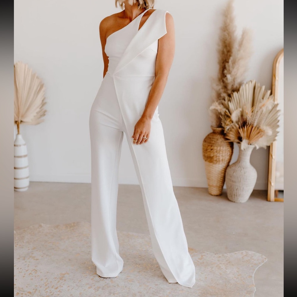 Boho White jumpsuit BRIDES!
